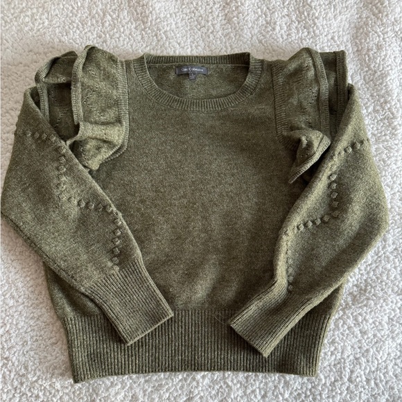 Grey collective women’s Sweater size Large Preppy Feminine vibes- 80’s look - Picture 7 of 11
